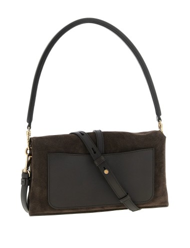 Tod's Mini Sac T Timeless Femme en Daim Marron
