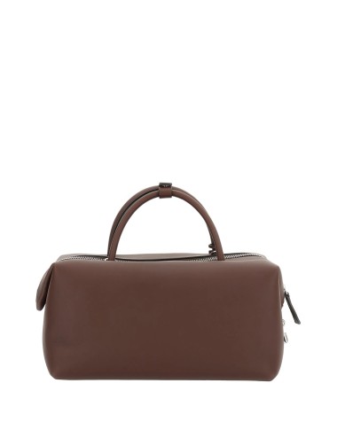 MAX MARA SAC PORTÉ ÉPAULE FEMME EN CUIR À RABAT ET CADENAS MARRON