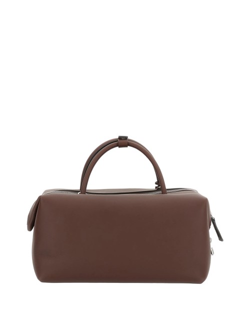 MAX MARA SAC PORTÉ ÉPAULE FEMME EN CUIR À RABAT ET CADENAS MARRON