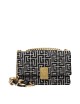 Balmain Sacs Bandoulière Femme Tissu Noir/Gris Clair