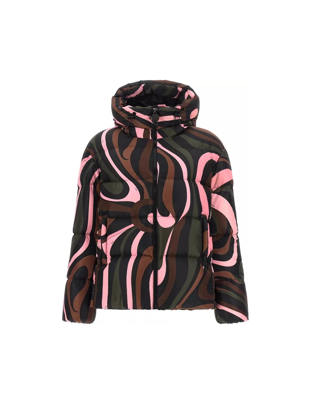 Pucci – Doudoune Femme Longue à Imprimé Multicolore