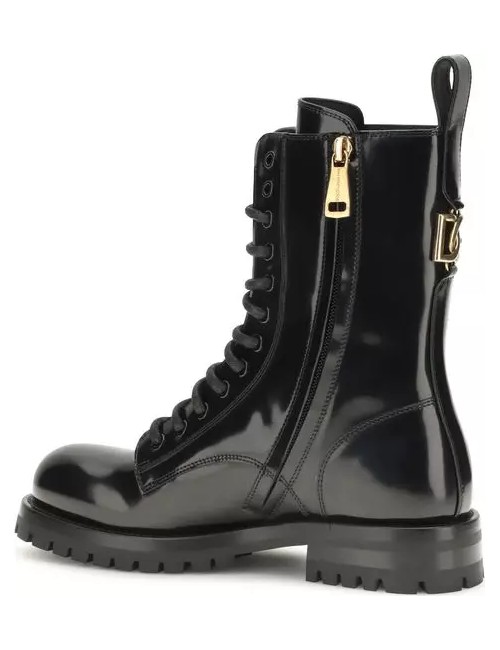 Bottes Noires Dolce & Gabbana Femme