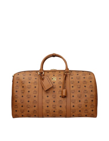 MCM Sacs De Voyage Homme Tissu Marron/Cognac
