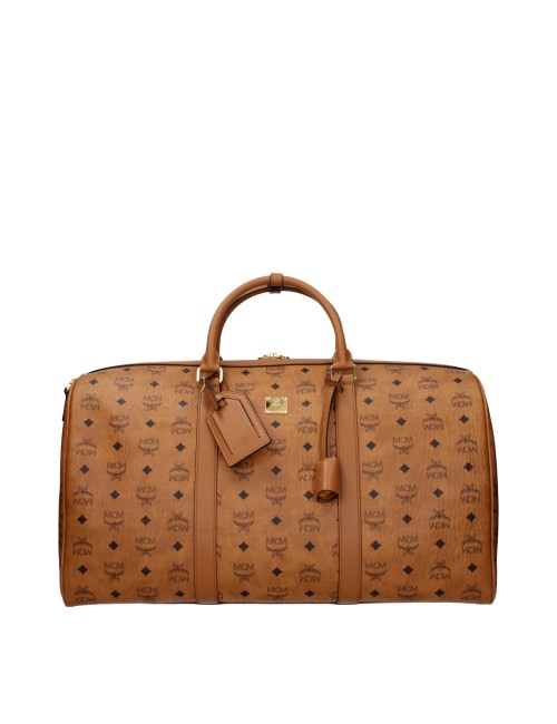 MCM Sacs De Voyage Homme Tissu Marron/Cognac