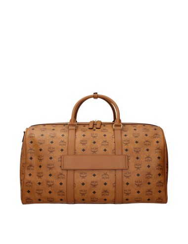 MCM Sacs De Voyage Homme Tissu Marron/Cognac