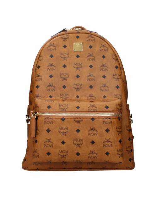 MCM Sacs À Dos Et Bananes Homme Tissu Marron/Cognac