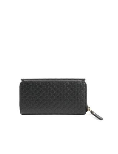 Gucci Guccissima Portefeuille en Cuir avec Fermeture Éclair 449364 BMJ1G 1000