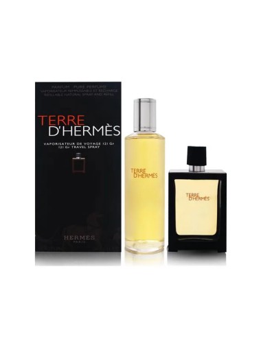 Terre D'hermes Eau De Perfume Vaporisateur Rechargeable 30ml Coffret 2 Produits