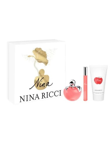 Nina Ricci Nina Eau De Toilette Vaporisateur 50ml Coffret 3 Produits